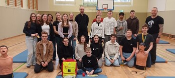 Erste Hilfe Kurs Klasse 9 2 im Februar 2025